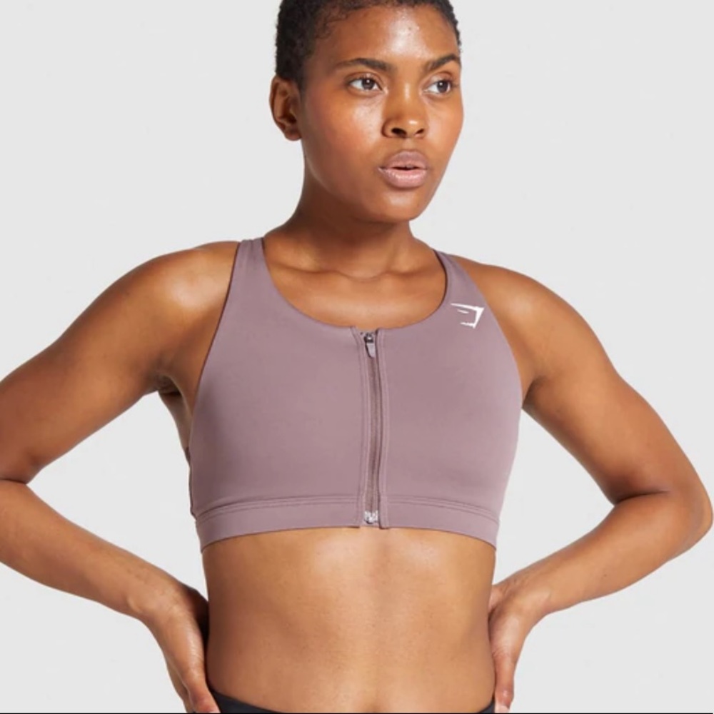 Gymshark Zip Up Sports Bra